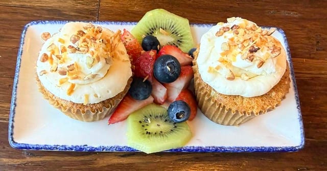 Angel Italian Cream Cupcakes.