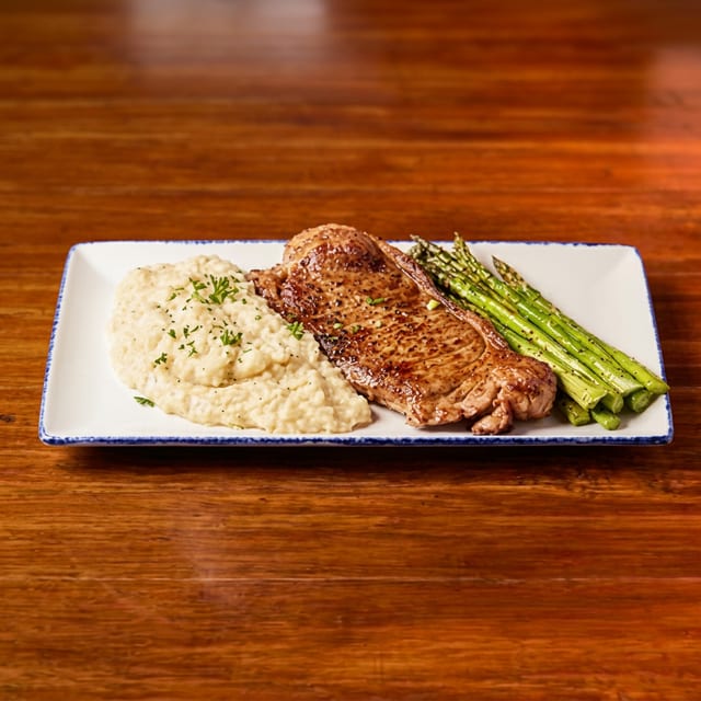 12 oz. NY strip.