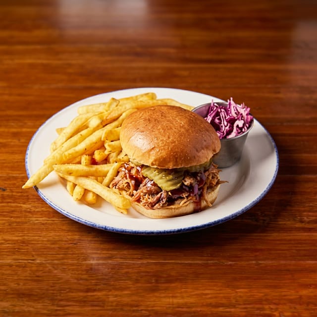 Pulled Pork Sandwich.