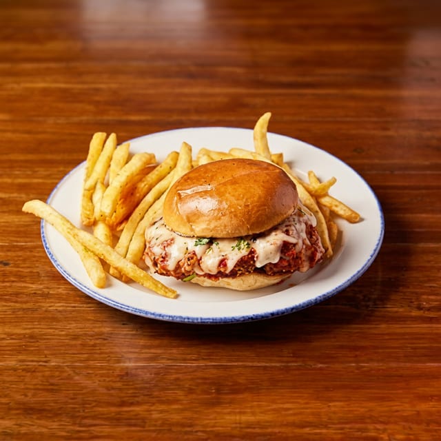 Parmesan Chicken Sandwich.