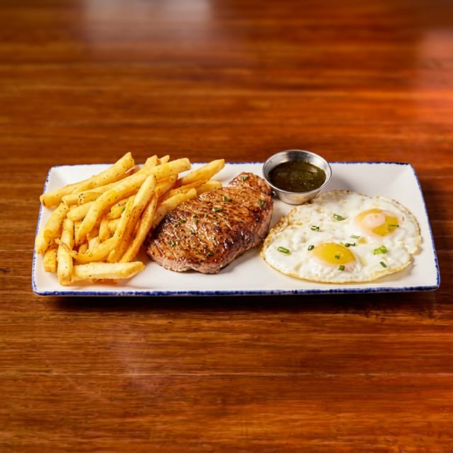 Steak and Eggs.